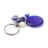 Natural Lapis Lazuli & Freshwater Pearl Bead Keychain KEYC-JKC00365-02-4