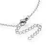 304 Stainless Steel Pendant Necklaces NJEW-F271-09-5
