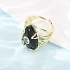 Natural Obsidian Cuff Rings GG-CBA5FCC-03G-07-3