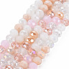 Electroplate Glass Beads Strands EGLA-S194-18H-1