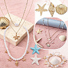 5Pcs Chain Belt & Necklaces & Braelets & Resin Alligator Hair Clips Sets SJEW-ME00003-3