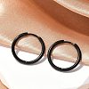 202 Stainless Steel Huggie Hoop Earrings EJEW-F111A-17mm-EB-2