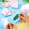 100Pcs Rectangle Clear Polypropylene Cellophane Bags CDIS-TA0001-40B-7