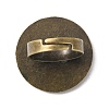 Adjustable Alloy Ring Components PALLOY-WH0101-70AB-3
