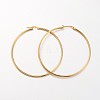 Ion Plating(IP) 304 Stainless Steel Hoop Earrings X-EJEW-N0016-11G-L-1