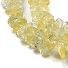 Transparent Crackle Glass Beads Strands GLAA-U004-01E-3