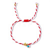 Adjustable Cotton Threads Braided Bracelets DF9093-1-1