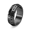 Rotatable Titanium Steel Finger Ring PW-WG27E87-20-1