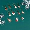 DIY Christmas Earring Making Kits DIY-TA0002-86-13