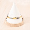 304 Stainless Steel Rhombus Cuban Link Chain Bracelets for Men Women BJEW-G766-07B-2