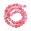 Synthetic Moonstone Beads Strands G-E573-01B-10-2