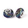 Opaque Resin European Beads RESI-T057-29-3