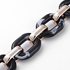 Imitation Gemstone Style Acrylic Handmade Cable Chains AJEW-JB00517-3