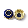 Rack Plating Brass Cubic Zirconia Beads KK-C007-15G-01-3