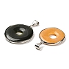 Natural Mixed Gemstone Pendants G-Z097-02P-B-2