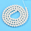 Baking Painted Pearlized Glass Pearl Bead Strands HY-N002-4mm-A11-4