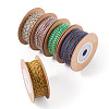 5 Rolls 5 Colors 18-Ply Cotton Twisted Cord OCOR-TA0003-75-1