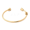 304 Stainless Steel Cuff Bangles for Women BJEW-P394-02G-4