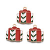 Christmas Alloy Enamel Pendants ENAM-Q442-60-1