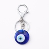 Handmade Lampwork Evil Eye Keychain KEYC-JKC00237-01-1