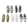 Natural Indian Green Line Jasper Pendants G-Z151-02C-1