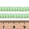 Opaque Spray Painted Glass Beads GLAA-ZX008-4mm-18U-4