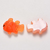 Translucent Frosted Resin Cabochons X-CRES-N022-11-2
