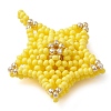 Beaded Star Charms PALLOY-MZ00451-01-3