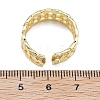 Rack Plating Brass Micro Pave Cubic Zirconia Cuff Finger Rings for Women RJEW-M028-52G-3