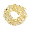 Natural Lemon Quartz(Heated) Beads Strands G-Q060-D07-3