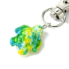 Sea Turtle Synthetic Turquoise Pendant Decorations HJEW-JM02143-02-5