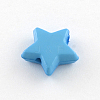 Star Opaque Acrylic Beads SACR-Q100-M103-3