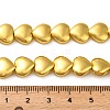 Electroplate Glass Beads Strands EGLA-H109-12F-03-4