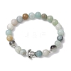 4Pcs 4 Styles Gemstone Beaded Stretch Bracelets BJEW-JB11100-3