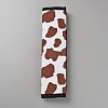 Cow Pattern Nylon Car Safety Belt Cover AJEW-WH20006-70A-1