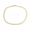 Unisex 304 Stainless Steel Herringbone Chains Necklaces LS-NJEW-L173-011-G-1