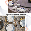 Wrinkled Polyester Dinner Cloth Napkins AJEW-WH20020-115E-4