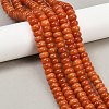 Dyed Natural White Jade Beads Strands G-G107-A26-01-2