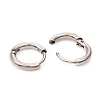 201 Stainless Steel Huggie Hoop Earrings EJEW-L250-01H-P-3