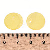 Spray Painted Natural Capiz Shell Disc Charms X1-BSHE-T014-02G-3