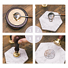 CRASPIRE Brass Wax Seal Stamp AJEW-CP0002-05-90-05-8