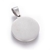 304 Stainless Steel Enamel Pendants STAS-E439-90B-P-2