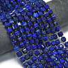 Dyed Natural Lapis Lazuli Beads Strands G-K389-A36-01-2