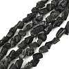 Raw Rough Natural Black Tourmaline Beads Strands G-M453-A01-02-2