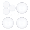 Olycraft 6Pcs 2 Style Door Knob Wall Shield Transparent Round Soft Rubber Wall Protector AJEW-OC0002-22-2