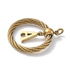 304 Stainless Steel Pendants STAS-D154-01A-G-2