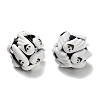 Halloween Theme Polymer Clay Rhinestone Beads with Resin RESI-Z045-02A-01-1