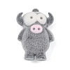 Animal Theme Flocking Silicone Pendants SIL-C012-03D-1