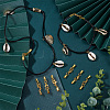 50Pcs Brass Lobster Claw Clasps KK-SC0005-85G-4