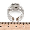 304 Stainless Steel Cuff Ring Components SA-CBA82C8-01C-P-3